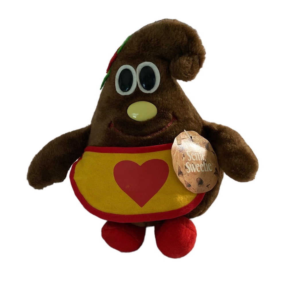 Vintage 1984 Nestle plush chocolate morsel mom semi-sweetie with hang tag